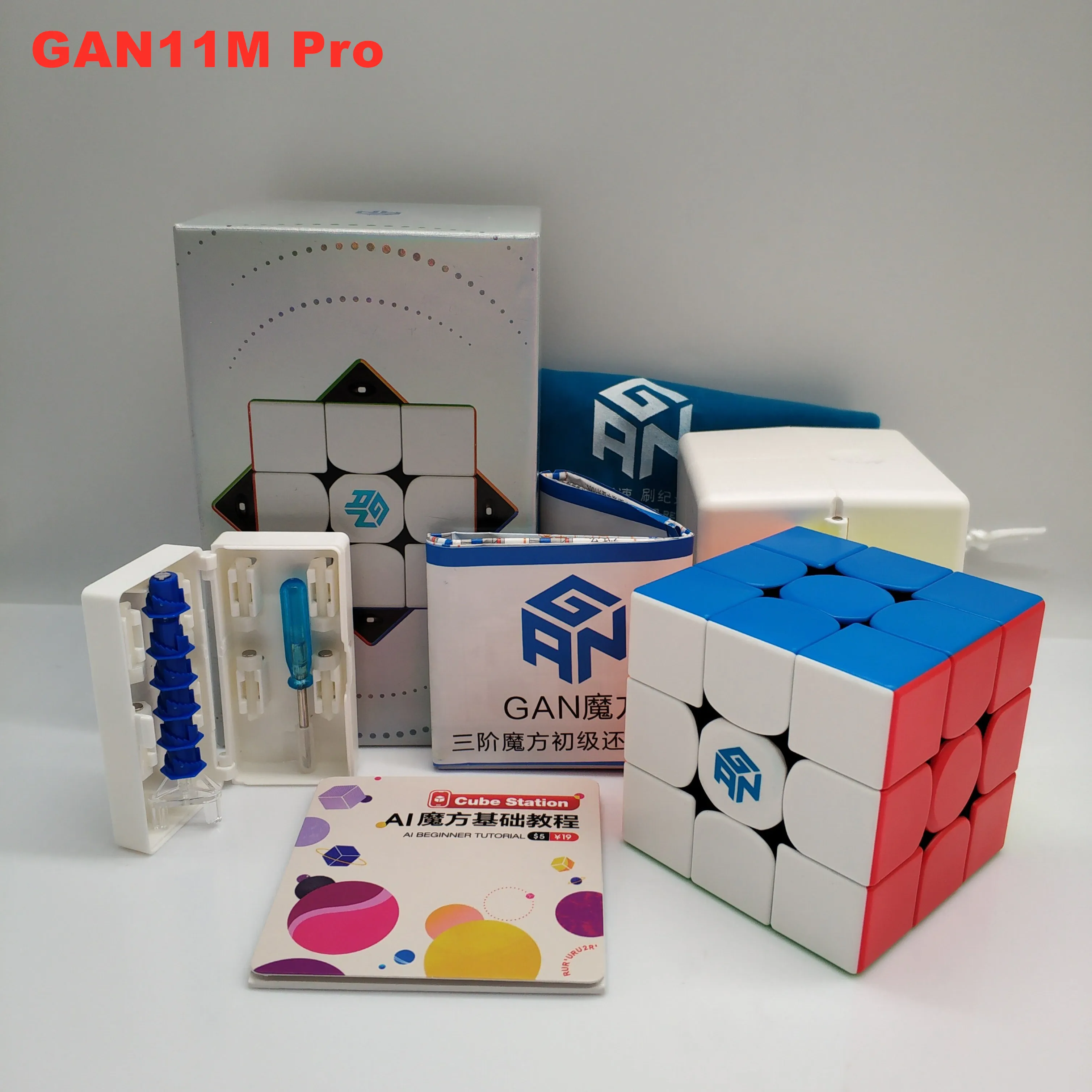 Gan Series Gan11 M Pro Magnetic Magic Cube Gan356 XS 3x3 Speed ​​Gan Cube Gan 356 M RS Cube 4x4 GAN460M Professionell pusselbitar