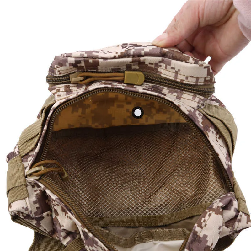 Männer Outdoor Militär Taille Tasche Taktische Taille Pack Schulter Tasche Multi-tasche Molle Camping Wandern Tasche Gürtel Brieftasche Tasche geldbörse Y0721