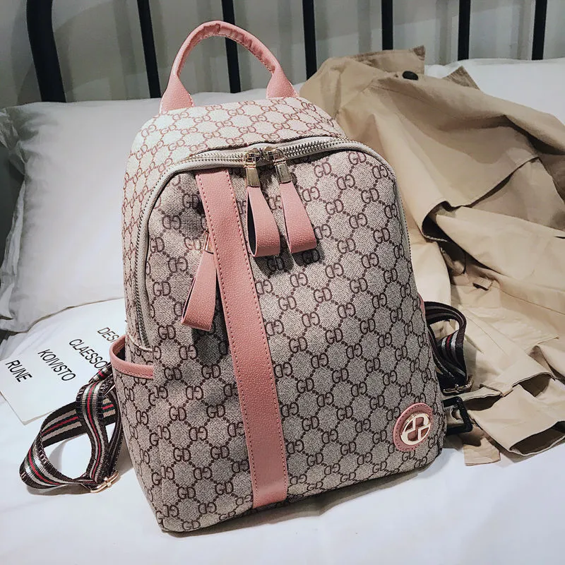 배낭 여자 가방 2021 새로운 한국어 스타일 schoolbag 다기능 패션 메신저 가방 대용량 여행 가방 단일 어깨