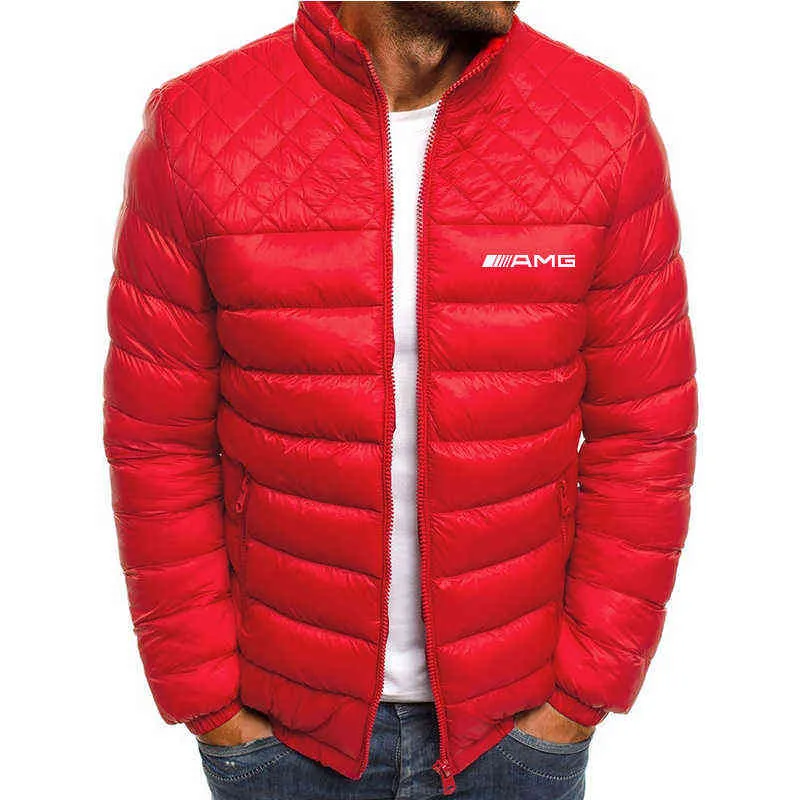 新しい高品質の冬のジャケットメンズファッションカラーパーカーコート厚くジャケットメンズ野球ジャケットジッパーウインドブレーカーG1115