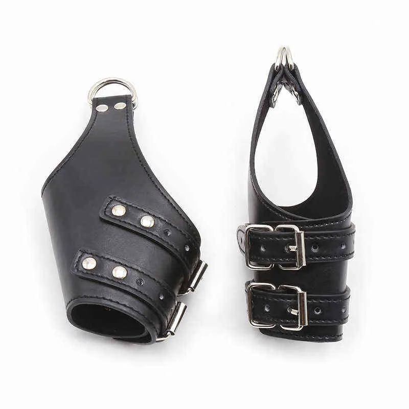 NXY Adult Toys adult games bdsm fetish hand bondage suspension handcuffs slave restraints leather harness wrist cuffs sex toys for couples 1201