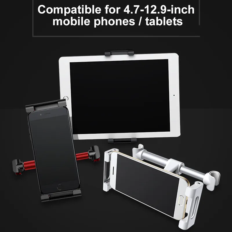 Supporto poggiatesta sedile posteriore Baseus iPad 4.7-12.9 pollici 360 rotazione supporto telefono universale tablet PC auto