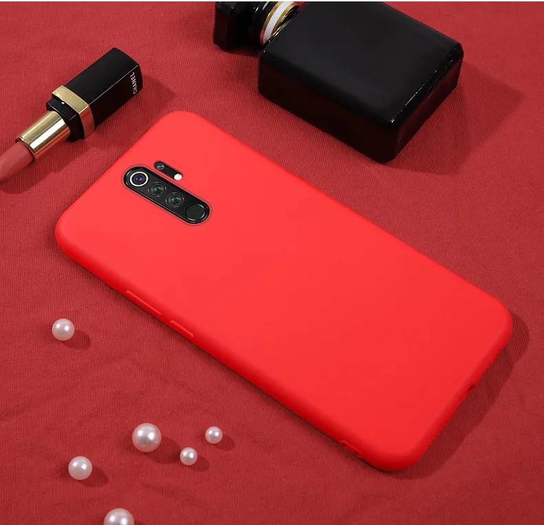 Étui de couleur bonbon en silicone mat pour Redmi Note 8 Pro Cover Redmi 8 8A Note8 Pro Note 8 Étuis de couverture de téléphone arrière souple mat