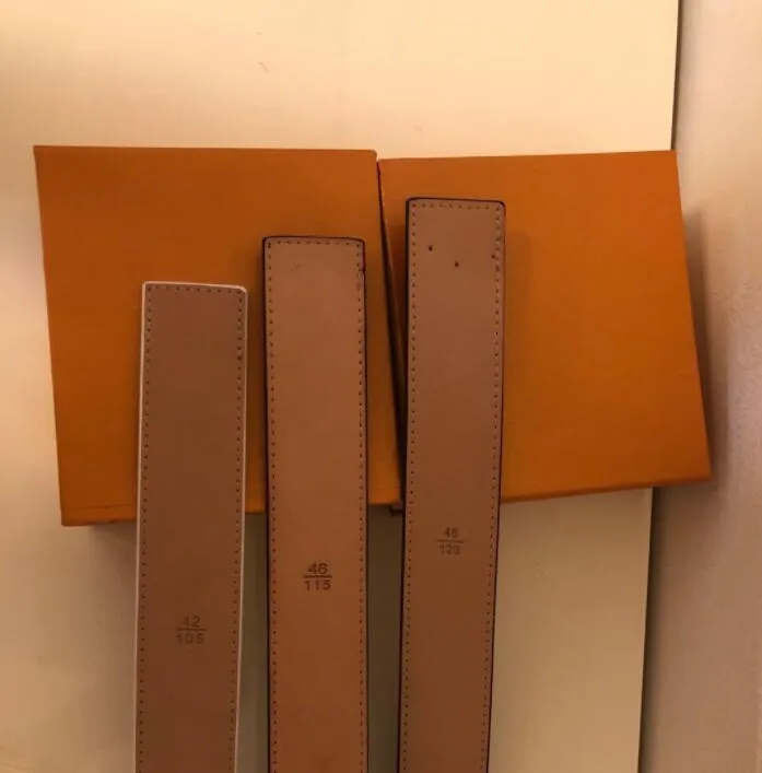 Paski dla mężczyzn Klasyczna moda swobodna litera gładka klamra damska męska skórzana szerokość 3 8 cm z pomarańczowym pudełkiem 276p