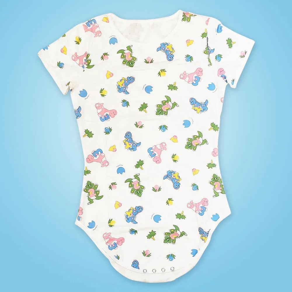 DINSAUR BAWIEŃ DOROSKA ONIESIE PAIMAS ROMPER DORODZICY BABUS KUBUS Miłośnik pieluszki i Sissy Adult Baby Onesie 2109133692688