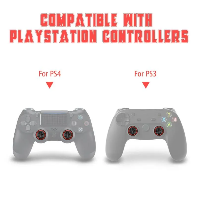 Silicone antiscivolo Joystick analogico Thumb Stick Grip Caps Custodie PS3 PS4 PS5 360 One Controller Thumbstick