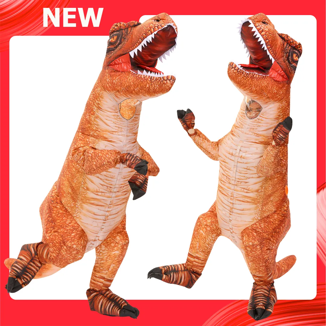 마스코트 costumesnew 드래곤 공룡 풍선 의상 성인 할로윈 의상 T-Rex 파티 역할 놀이 Disfracesmascot 인형 의상