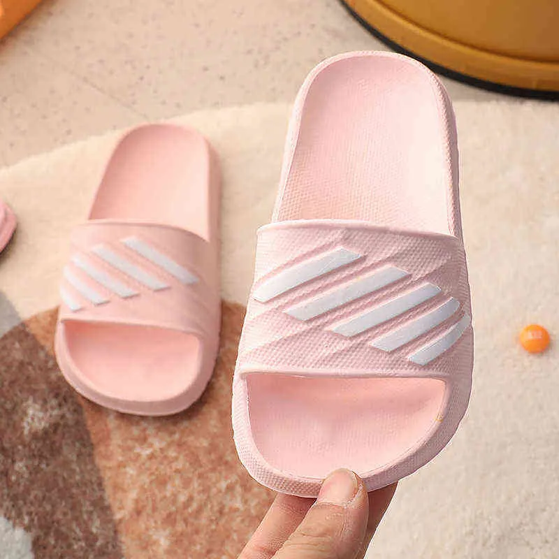 2021 Summer Boys Girls Slide Sandals Home Children Outdoor Beach Pool Sandal Soft Anti-Slip Bath Slippers for Little Kid/Big Kid G1218