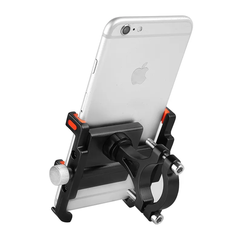 Porta cellulare in metallo Bicycle Mountain Road Bike Motorcycle Manubrio Telefono Mount X XS Max XR 8 7 Samsung S9 Xiaomi