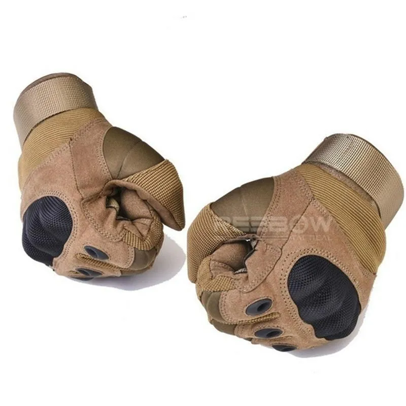 Gants tactiques militaires à cinq doigts pour moto, combat, escalade, sports de plein air, montagne, antidérapant, absorption 251o