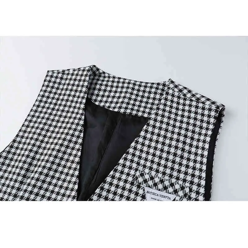 Summer Women Fashion Vintage T-Shirt + Plaid Vest Suit Korean Style Streetwear Casual Ladies Loose T-shirts Top Set 210515