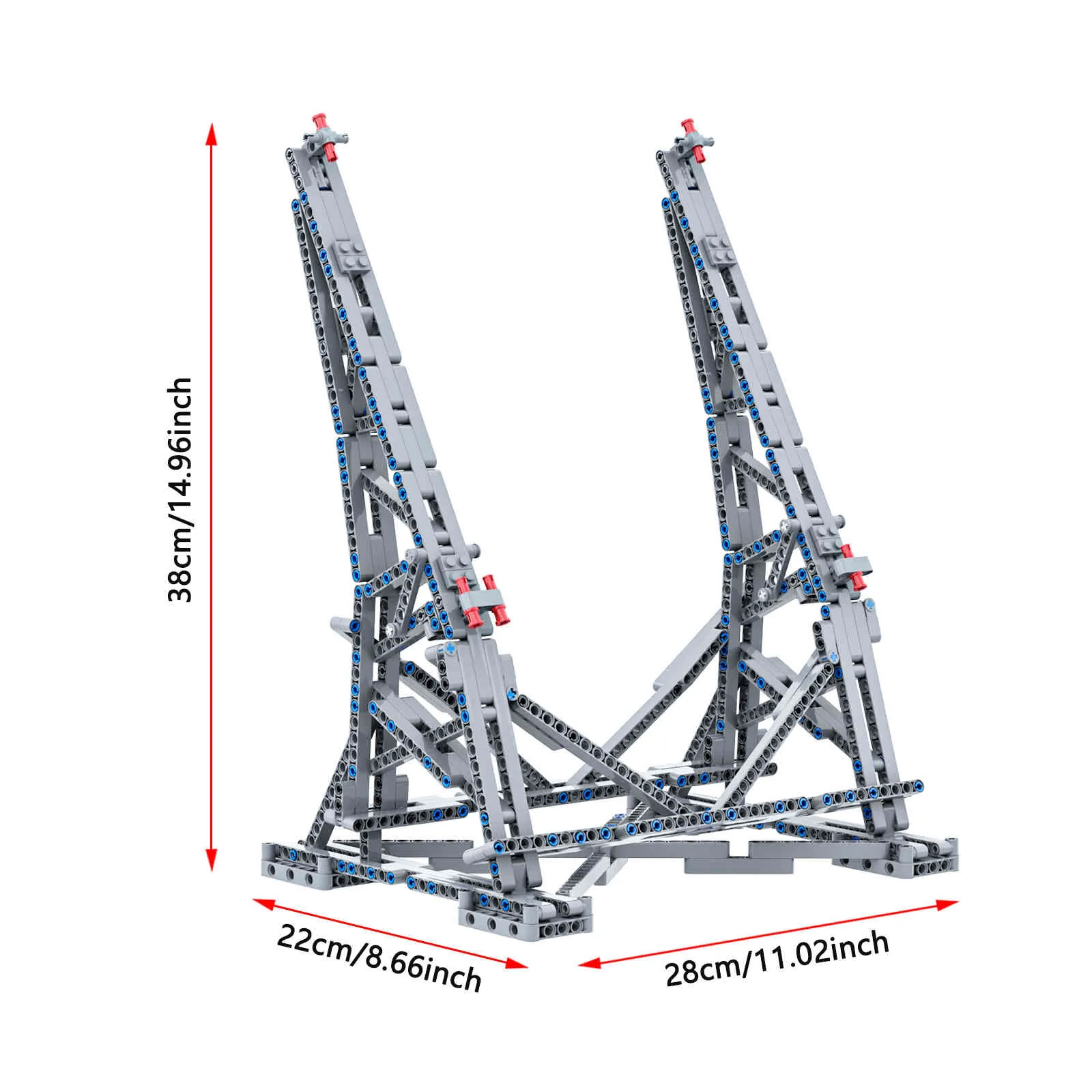 MOC 05132 Support vertical pour vaisseau spatial Space Dirigeable Avion 75192 Ultimate Collector's Assembler Modèle Idée Jouets Support Support X0503