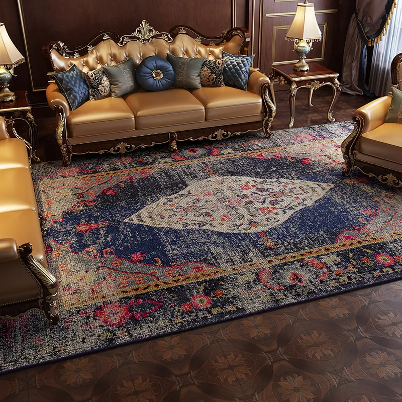 Nordiska hudvänliga mattor mattor för vardagsrummet utan halkstång Tatami golvmatta matta