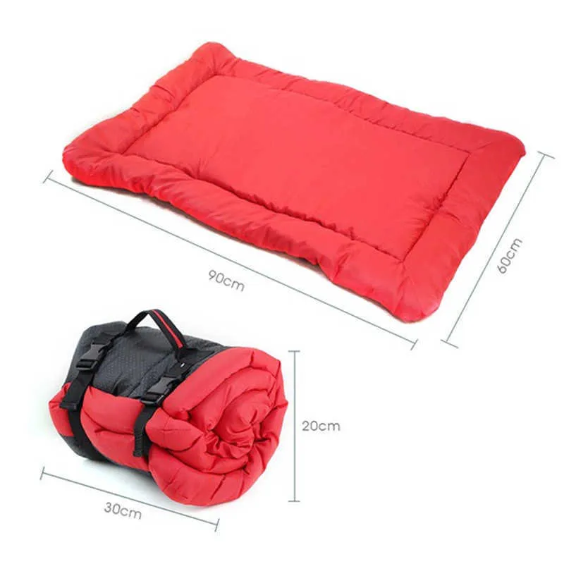 3 couleurs grand lit pour chien de compagnie Portable pliant Oxford tissu tapis étanche voyage anti-dérapant Pad pour voiture canapé meubles 210924