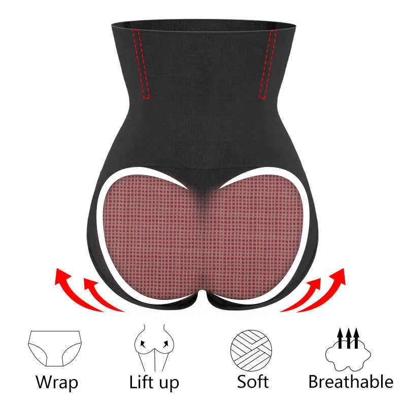 High Shapewear Butt Lifter Waist Trainer Shaping Panties Hip Push Up Body Shapers Booty Enhancer Slimming Underwear Shorts