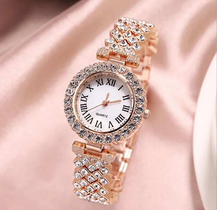Mulilai Brand 32mm 패션 스타일 고급스러운 다이아몬드 화이트 다이얼 여성 시계 우아한 석영 숙녀 시계 골드 브레이슬릿 손목 Watche2187