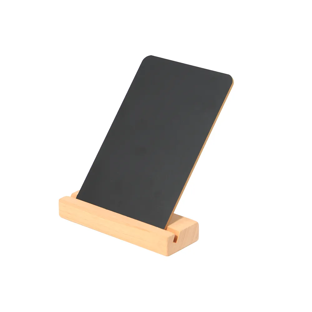 Mesa quadro-negro carrinho sinal mini mesa decoração placa sinal sinal de madeira exposição placa de exibição de outdoor