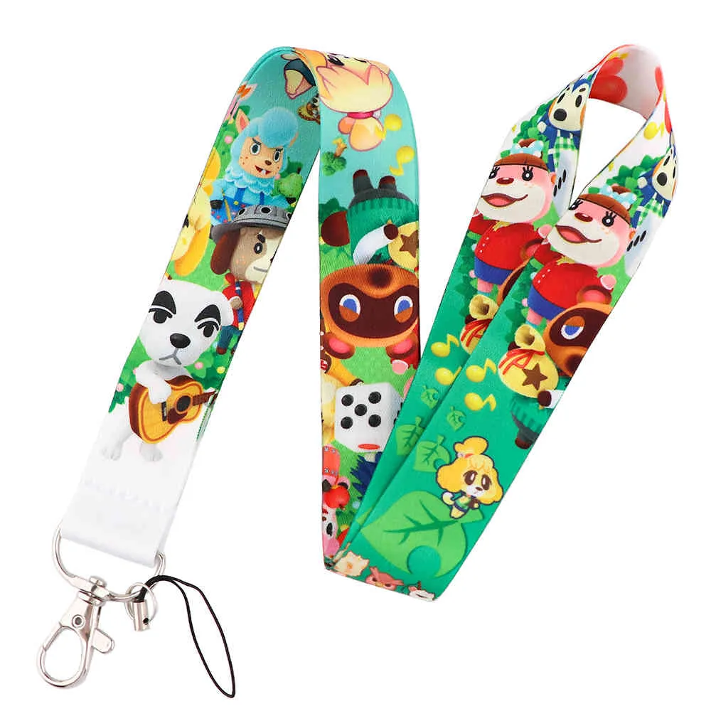 10 pz/lotto J2782 Animali Del Fumetto Del Mondo Keychain chiavi Distintivo ID Corda Del Telefono Mobile Regali Bambini Cordino Con Il Supporto di Carta Della Copertura