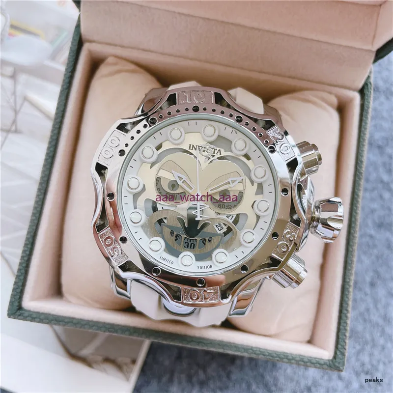 2021 New Mens Watch Skull dial Multiple Styles TA Fashion Casual Watches Rubber strap clock Items229i3332281