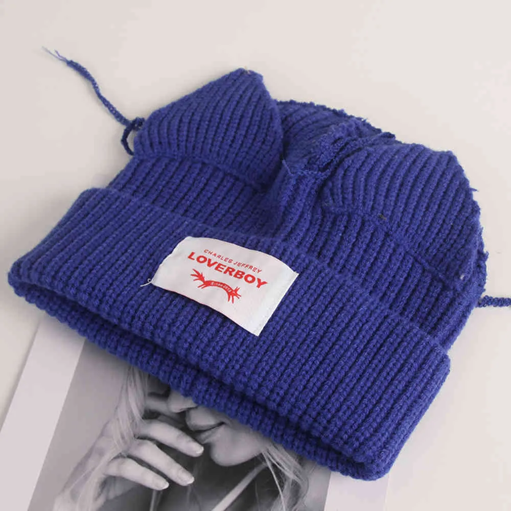 czapki Loverboy Personalizowany kot świnia wełniana zimna kapelusz urocza ciepła jesień i zima men039s Women039s etykieta mody 6331524