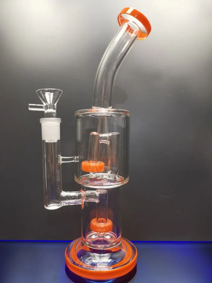 Recycler-Glasbong, Dab-Bohrinsel, Bongs, Zyklon-Recycling-Wasserpfeife, berauschende Bongs, Rigs, Rauchpfeifen, Cheechshop