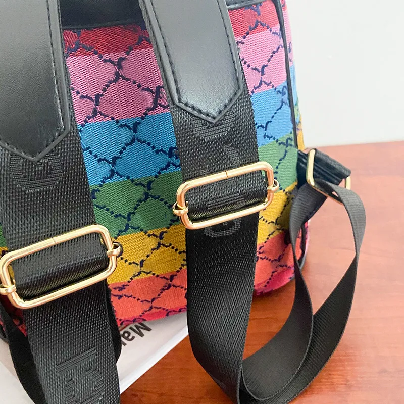 Brand 22SS Women's Backpack Palm Springs Backpacks Handbag Crossbody Bag Colorful Men Women Bags Letter printing Handbags Bac2356