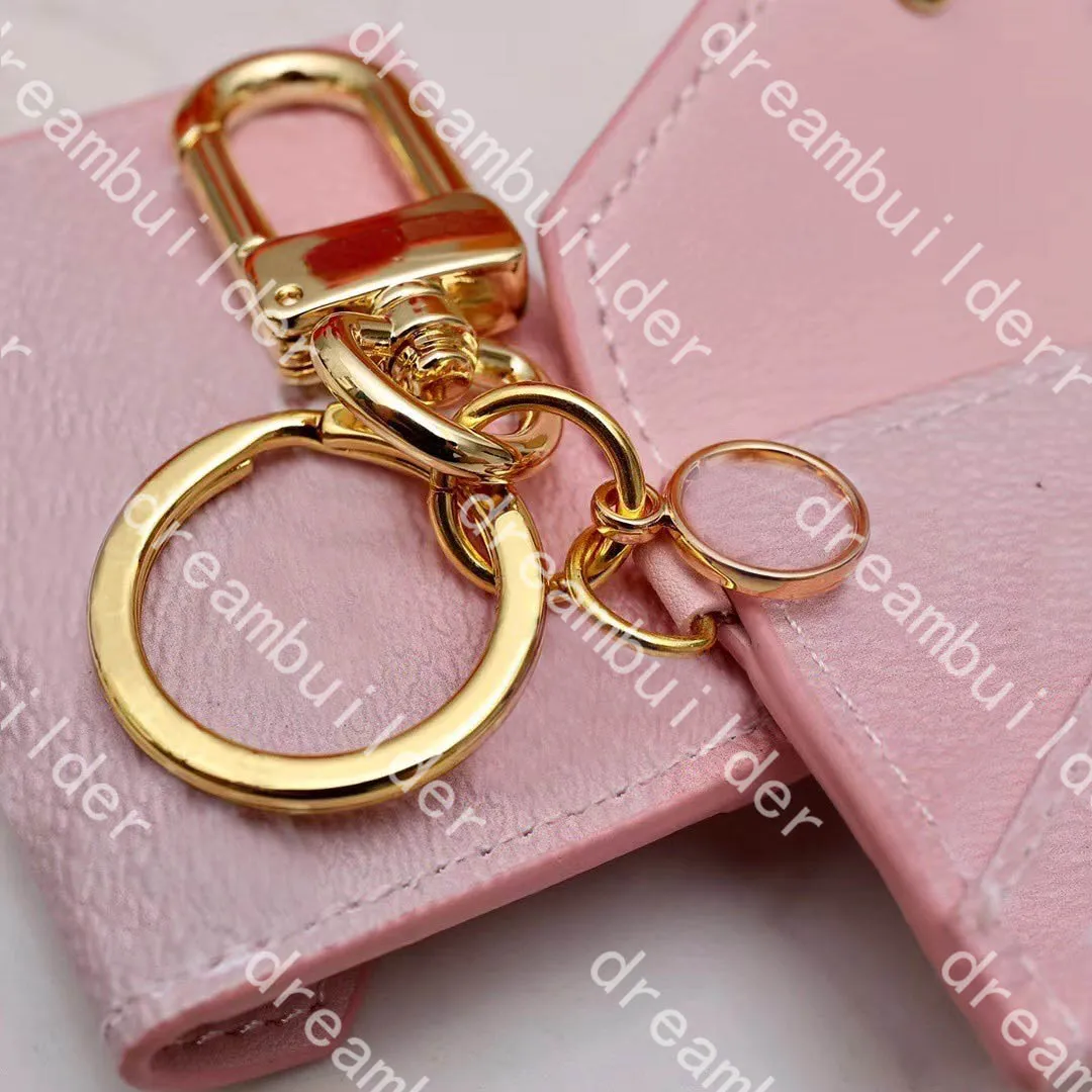 Högkvalitativ M69003 Fashion Top Designer Keychain Handmade Pu Leather Cardholder Car Keychains Man Women Bag Charm Hanging Decorat206T