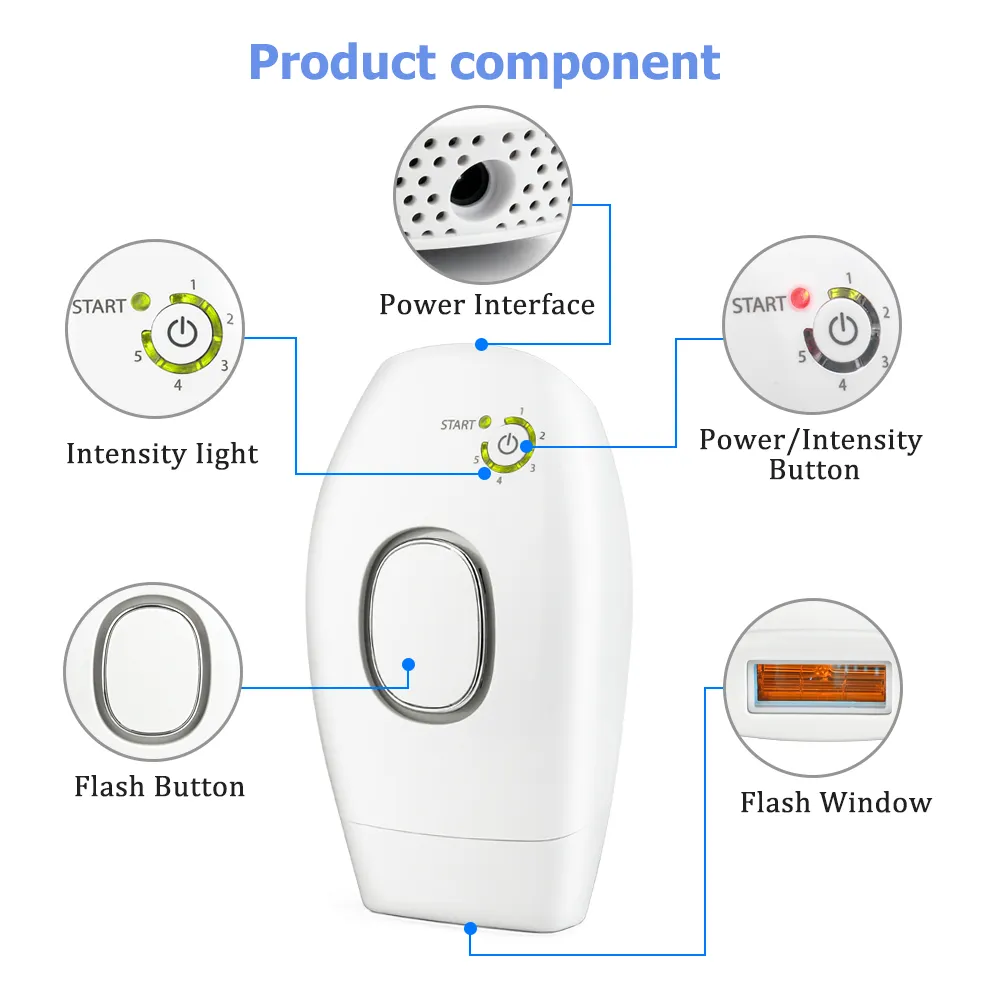 Beauty Star 300000 Pulse IPL Laser Hair Removal Machine Permanent IPL Laser Epilator Women Bikini Hair Remover depilador a laser
