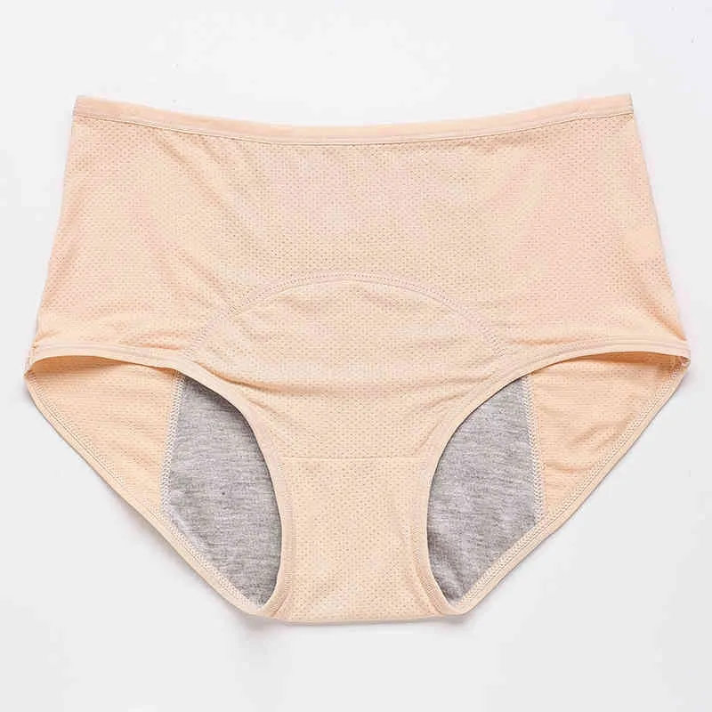 3 unidsde bragas menstruales, pantalones sexis a prueba de fugas para incontinencia, ropa interior de algodón de talla grande, bragas para mujer, lencería para el período