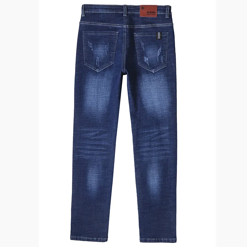 Printemps automne coton Jeans hommes de haute qualité marque célèbre Denim pantalon doux hommes pantalons hommes mode hommes jean mâle