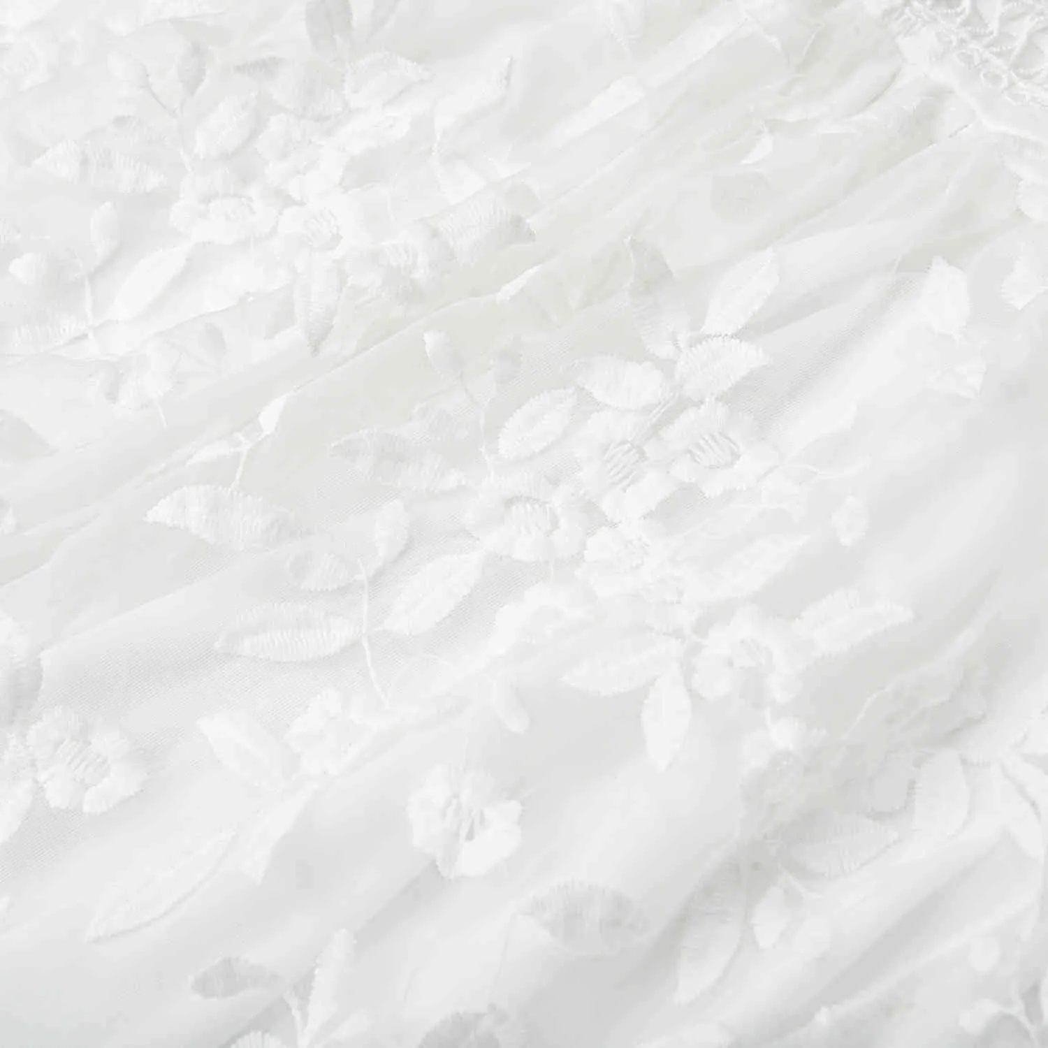 Mode blanc broderie robe florale femmes dos nu Tulle maille court Chic Boho plage Style été Mini Vestido 210427