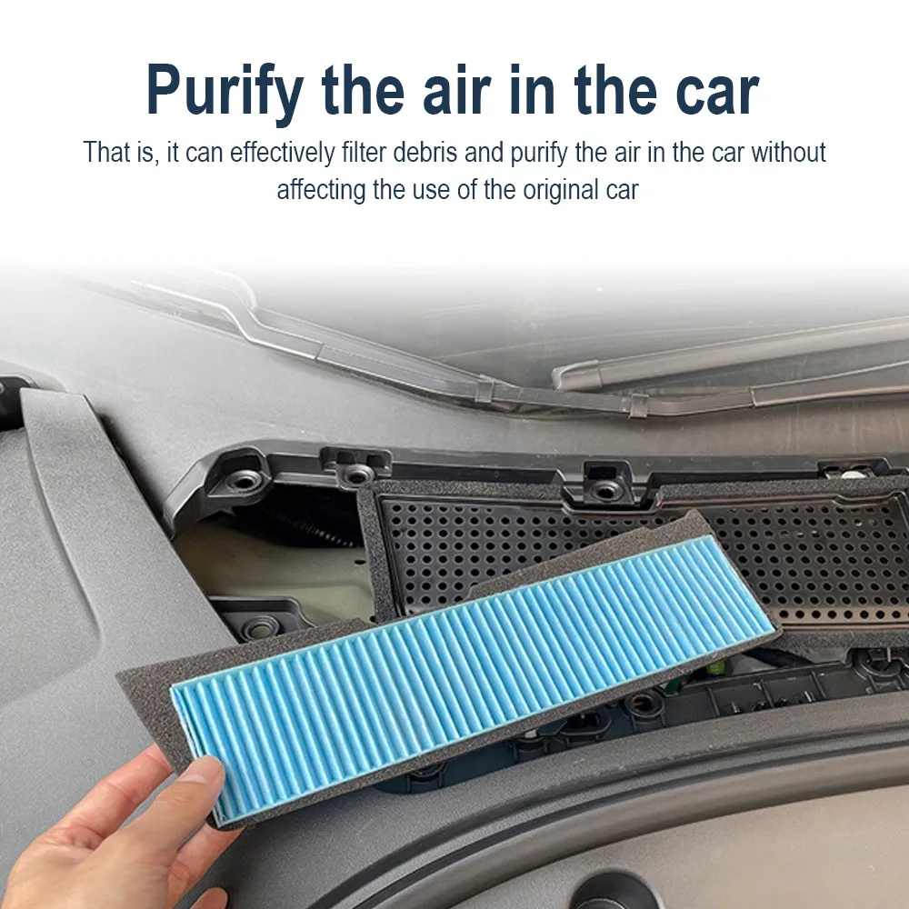 Car Air Flow Vent Cover Tesla Model 3 2021 Accessori ABS Condizionatore d'aria Coperture protettive Rete filtrante