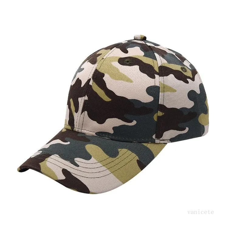 Camouflage Baseball Hut Outdoor Sport Gewaschen Ball Caps Mode Sonnenschutz Festliche Party Hüte Liefert 4styles T2I51878