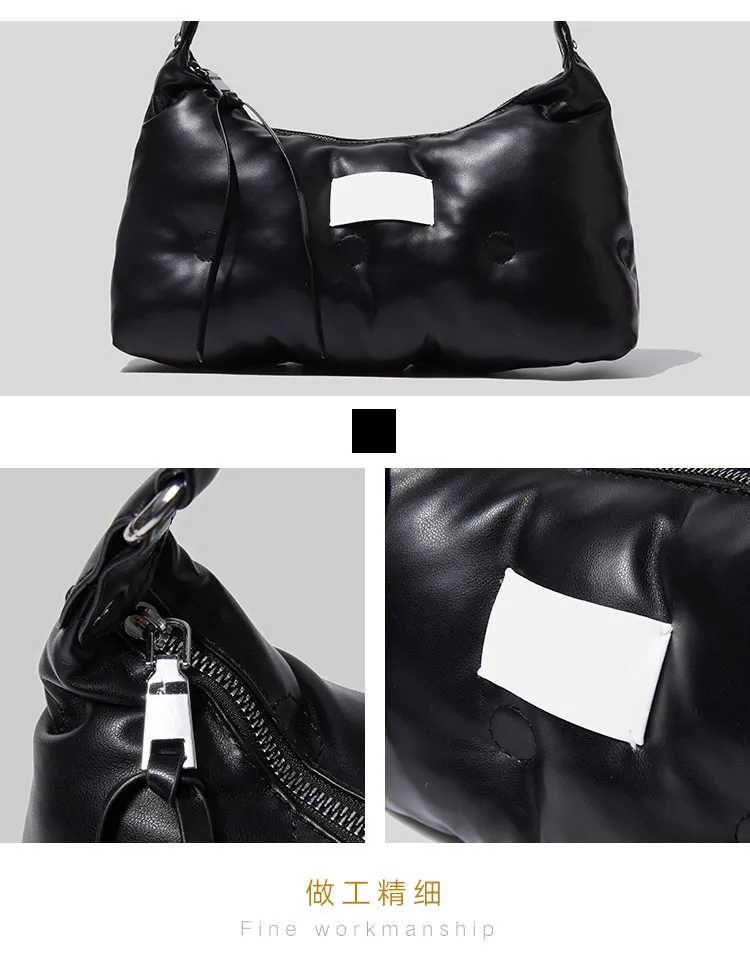 Nouveaux sacs à main rembourrés souples coussin d'air sac en cuir Grain Compact sac à bandoulière mode luxe Digner sacs à bandoulière loisirs brand0WYO