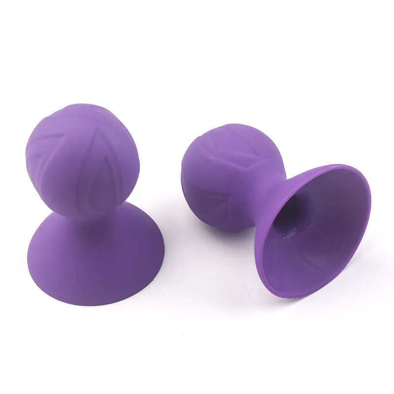 Massaggio Morsetti capezzoli al seno in silicone Pompa Giocattoli del sesso le donne Palle ventose capezzoli Ingranditore Stimolatore il potenziamento Seno femminile Ma5956872