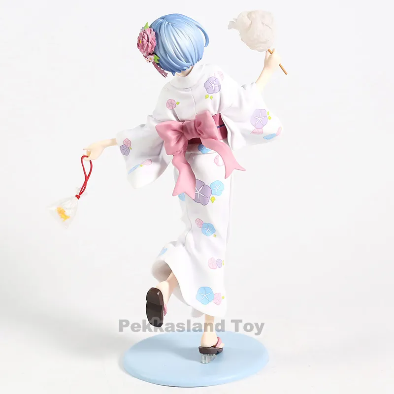 Rivita in un mondo diverso da zero Rem Yukata Ver PVC Figure da collezione Model Toy X05037445637