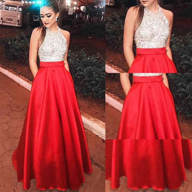 Mulheres vestido verão elegante dança senhora feminino lantejoula noite bola bola vestido formal vermelho maxi casamento longo clubewear 210522