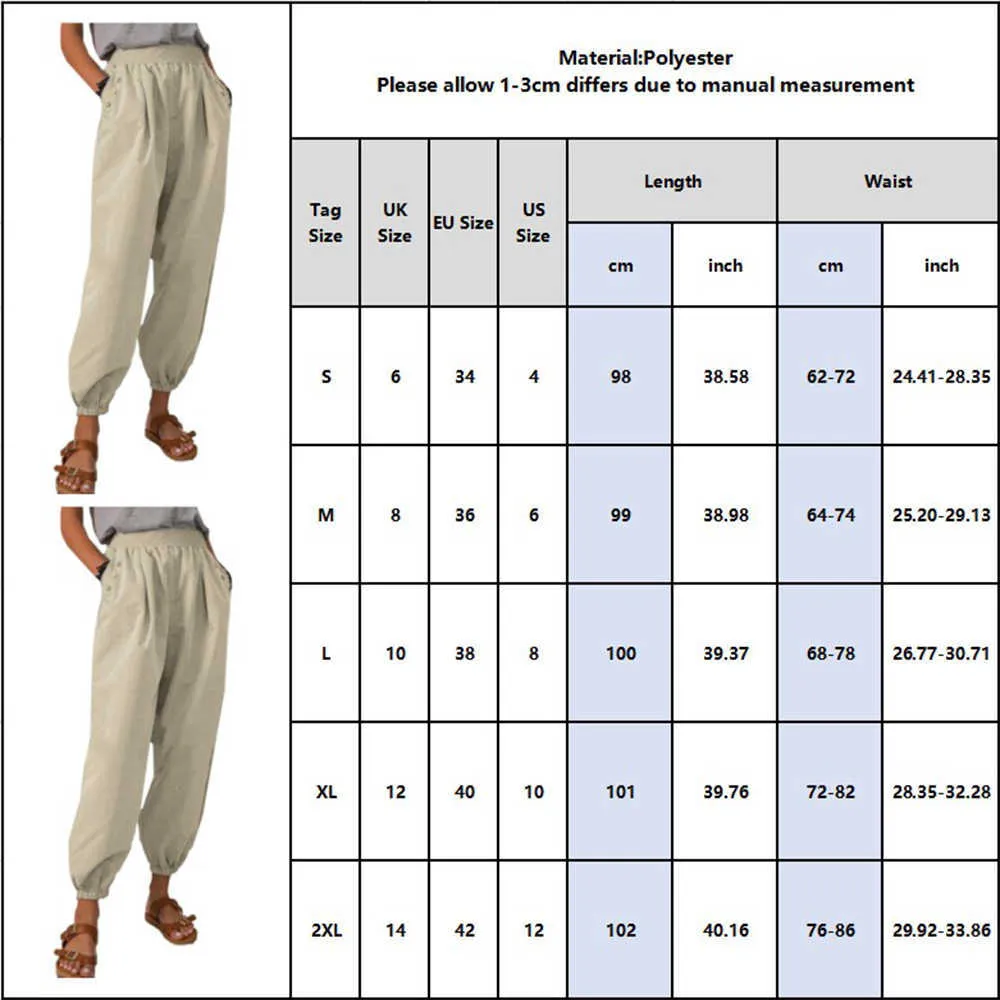 Vintage Loose Lantern Pants Women Solid Pocket Casual Bloomers Elastic Waist Sports Street Long Pants cala moletom feminina D30 Q0801