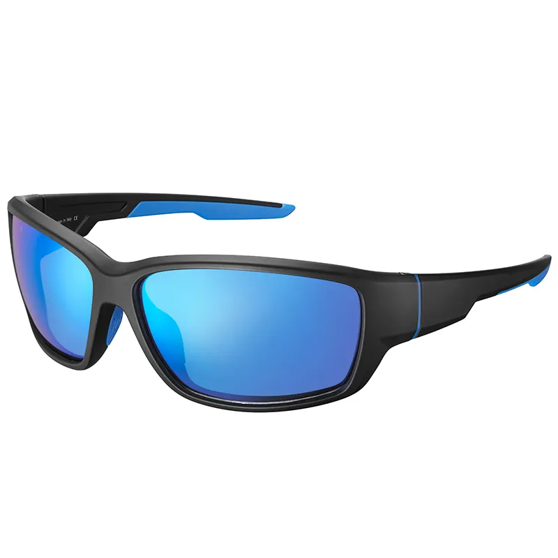 Gafas de sol polarizadas clásicas de la marca Carfia para hombres, gafas de sol deportivas para exteriores, gafas de sol cuadradas de diseño envolvente, lentes de espejo masculino eyew229j