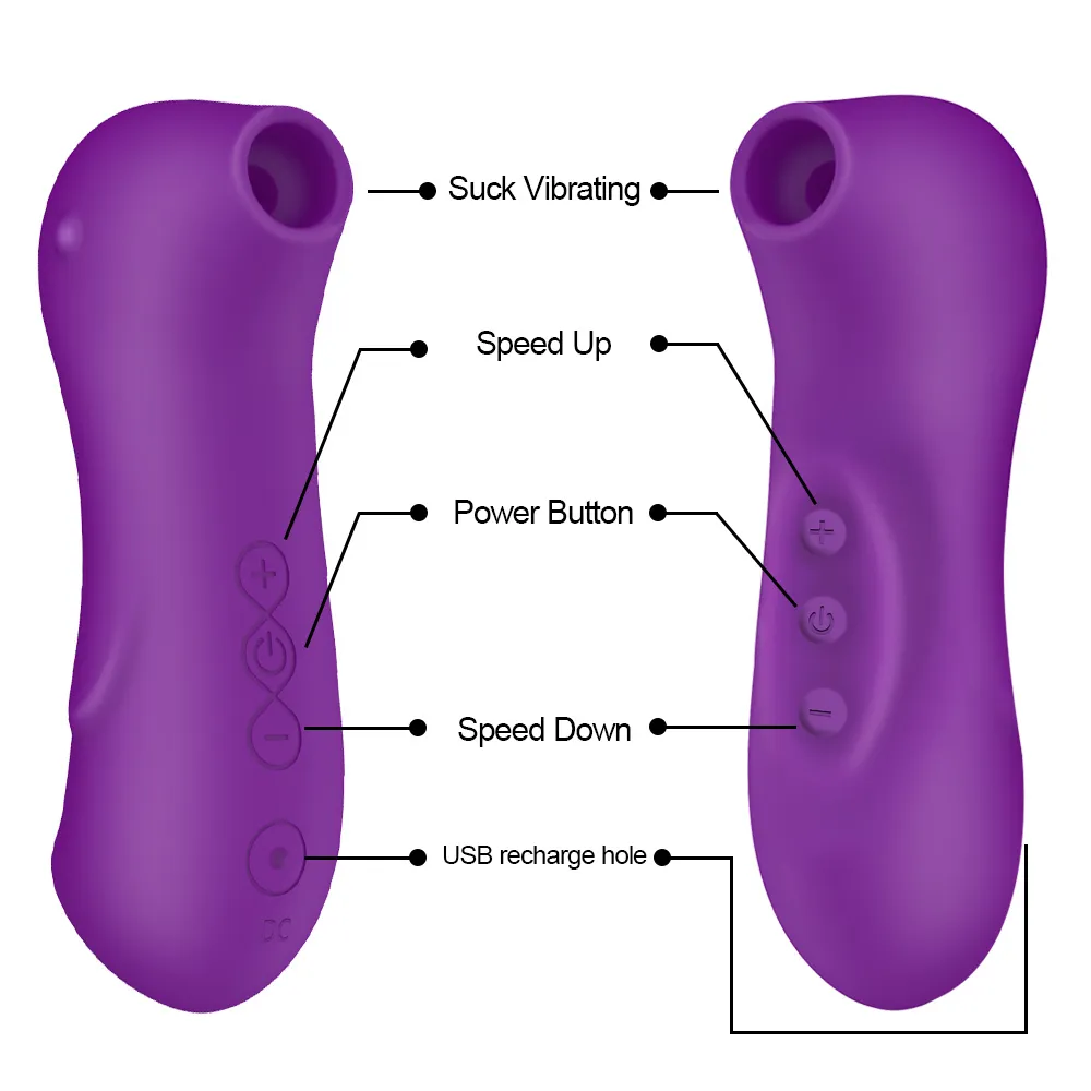 Yutong Olo Clit Suckerのバイブレーターフェラチオ舌振動クリトリス膣刺激者乳首を吸う自然な口唇