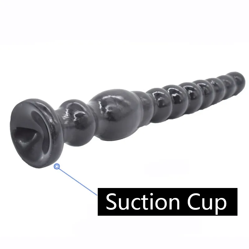 Seksspeeltje stimulator Massage Super Lange Dildo 33 cm Butt Anale Plug Kraal Bal Seksspeeltje Voor Koppels Anus Masturbator Prostaat G-Spot Erotisch Volwassen Product DOA6