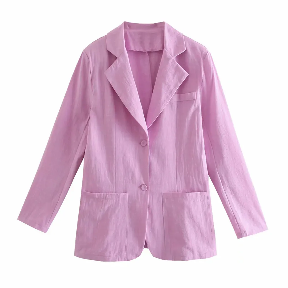 BBWM femmes Cool Blazer été mode dames Sexy mince coton vestes élégant femme Chic costumes décontracté filles mignon haut 210520