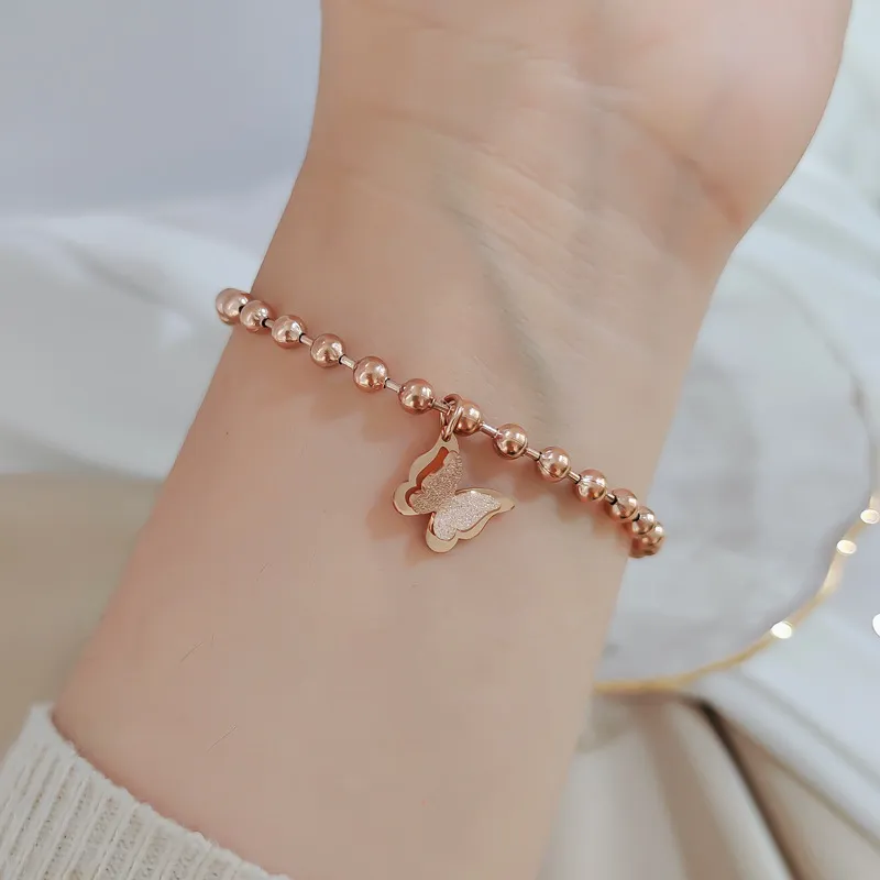 Очаровательная буква Zircon браслет розовый золотой модный характер корейский стиль простая роскошь ниша