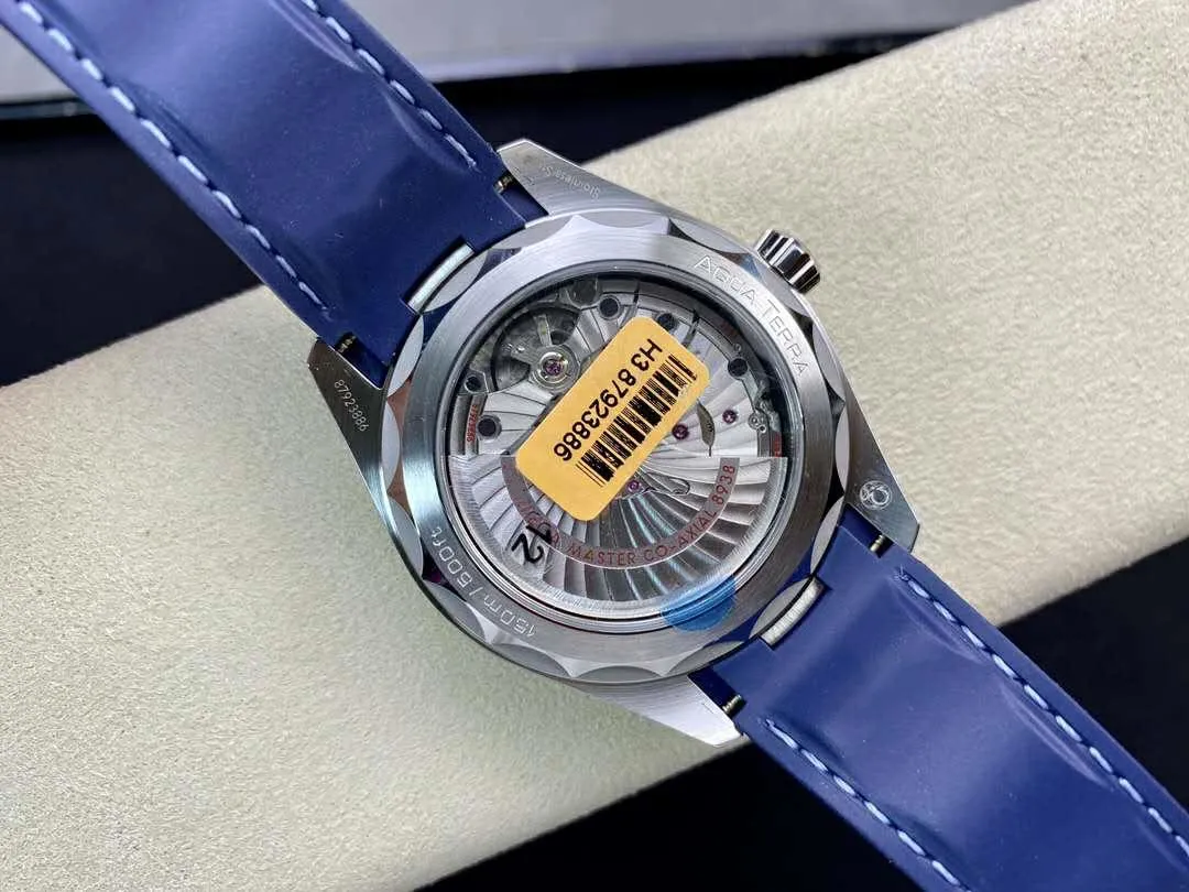 VS montre DE Luxe 43MM 8938 Automatisch uurwerk 24 uur Hesalite Crystal ring herenhorloge waterproof286Z