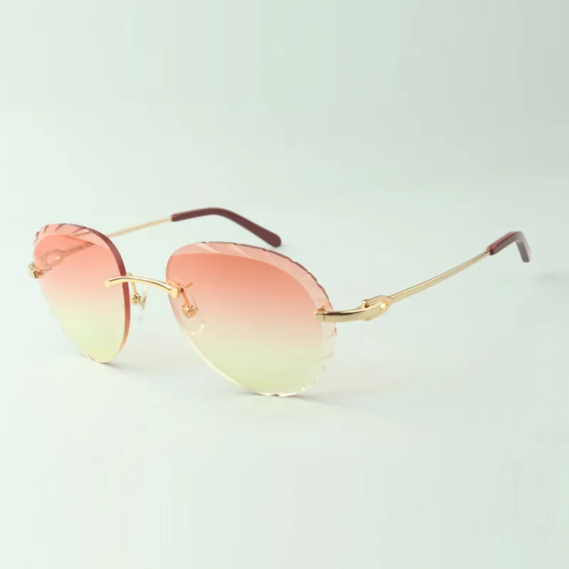 Direct s Designer-Sonnenbrille 3524027 mit geschliffener Linse und Metalldrahtbügeln, Brillengröße 18-140 mm210O