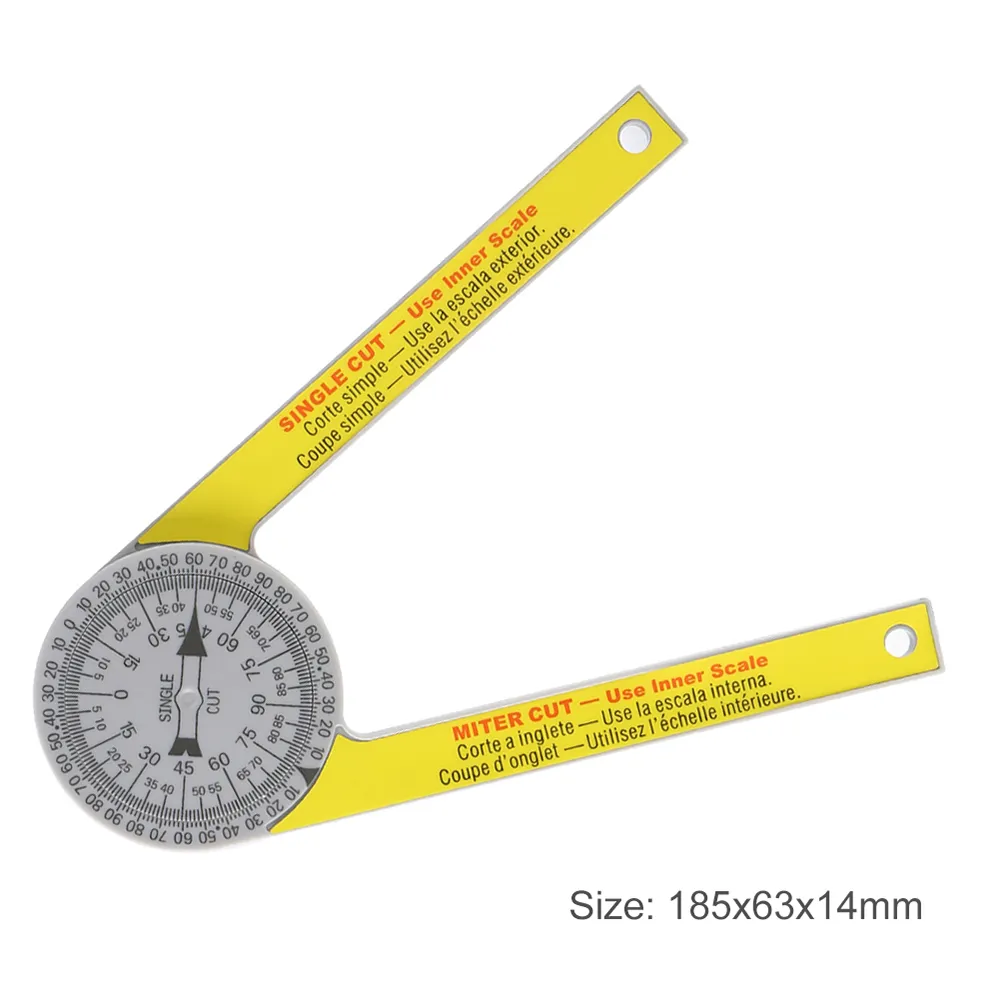 MITER SAW DEITRATTORE ABS Digital Digital Protractor Ruler Inclinometro Protrattore Miter Angle Level Measuring Tool 6051122