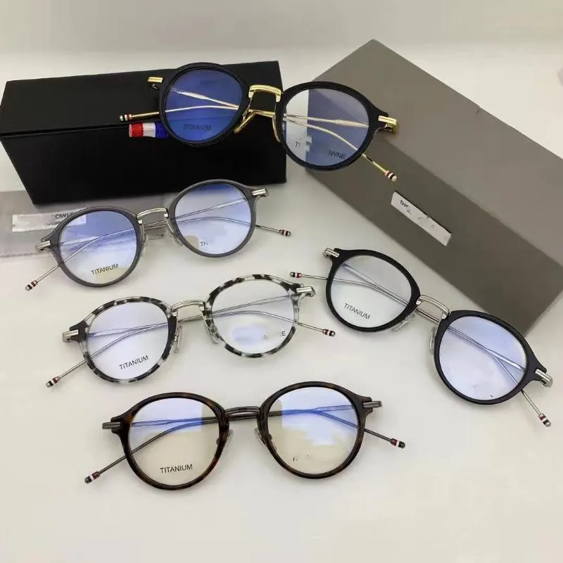 Thom Brand TB908 Pure Titanium okulary ramy mężczyźni kobiety retro okrągłe okulary okulary krótkowzroczne optyczne okulary Okulos FA202G