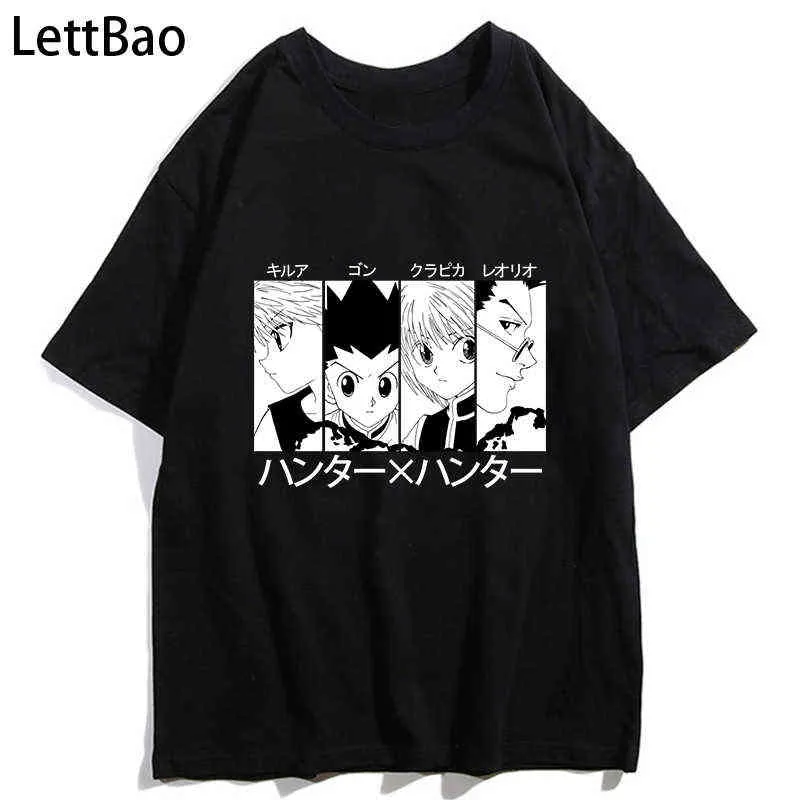 Hisoka Morow Hunter X Hunter Sommer T-shirts Lustige Manga Feitan Gon Freecs Killua Tops Streetwear Fashion Kurzarm T-shirts Y220208