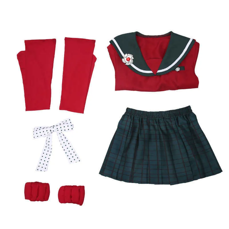 Anime Danganronpa Harukawa Maki école filles ensemble uniforme Costume Cosplay Y0913