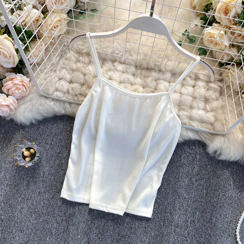 Chemise brodée en dentelle blanche femmes solide sexy col en v à manches longues fermeture éclair latérale évider blouse courte avec camisoles 210603